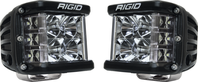 Rigid Industries D-SS - Flood - Set of 2 - Black Housing for offroad lighting and electrical