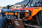 Rigid Industries 360-Series 6in SAE Fog w/ Amber PRO Lens - White (Pair) on offroad vehicle, perfect for offroad lighting.