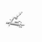 MagnaFlow 2021 Ford Bronco Overland Series Cat-Back Exhaust w/ Single Straight Driver Exit- No Tip - exhaust parts and components