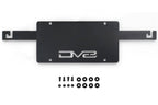 DV8 Offroad 21-23 Ford Bronco Capable Bumper Front License Plate Mount with hardware for offroad accessories
