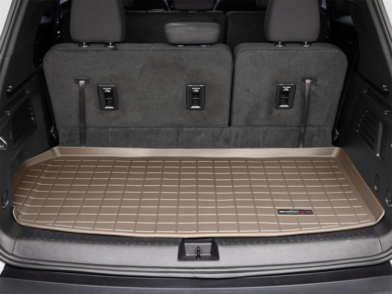 WeatherTech 2024 Chevrolet Traverse/GMC Acadia Cargo Liner - Tan Secondary image