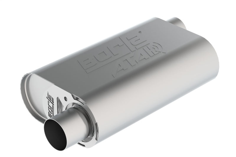 Borla CrateMuffler LS3 ATAK 2.5in Offset/Offset 14inx4.35inx9in Muffler for performance offroad parts