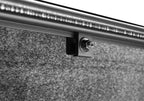 BAK 19-21 Dodge Ram w/ Ram Box Revolver X4s 5.7ft Bed Cover detail showing mounting hardware.