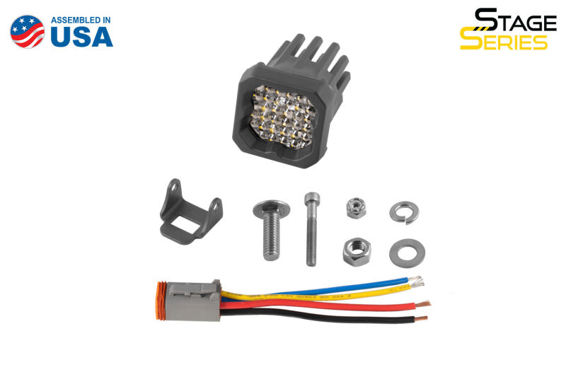Diode Dynamics Stage Series C1R - White Flood Standard LED Pod (one) Secondary image