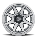 ICON Rebound Pro 17x8.5 6x135 6mm Offset Titanium Wheel for offroad performance upgrades