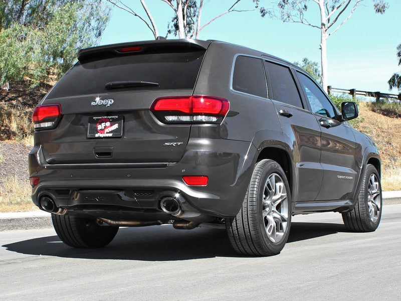 aFe MACHForce XP 12-17 Jeep Grand Cherokee WK2 SRT8 V8-6.4L 304SS Cat-Back Exhaust w/o Resonator Secondary image