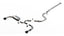 Borla 22-23 Hyundai Elantra N 2.0L 4 CYL. Turbo AT/MT ATAK Catback Exhaust Black Chrome components and design.