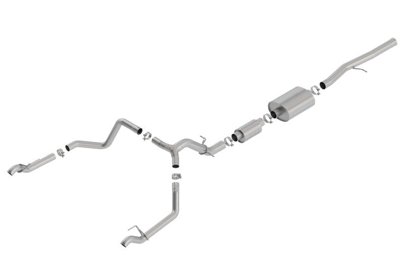 Borla 19 Chevrolet Silverado/GMC Sierra 1500 6.2L SS (S-Type) Catback Exhaust w/ Factory Tips parts for trucks Main image