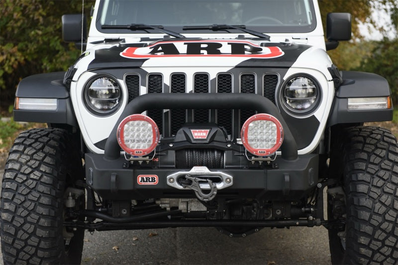 ARB Bar Jl T/Stubby front view with offroad lighting
