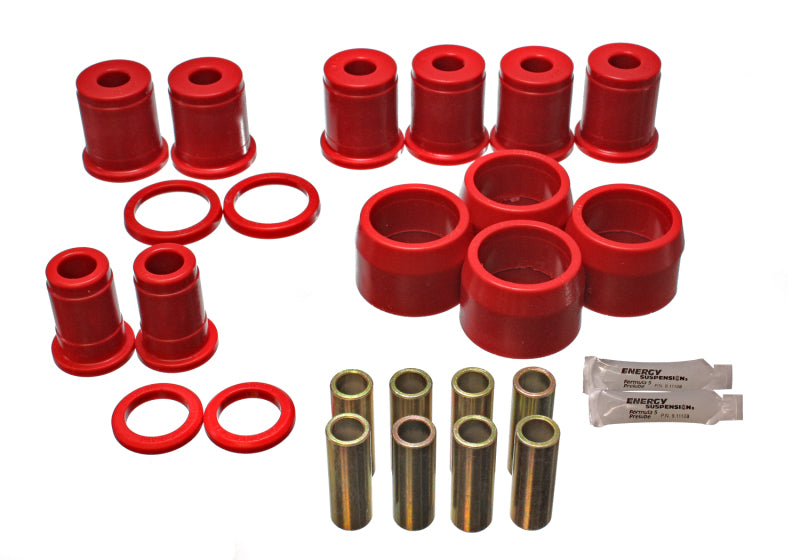 Energy Suspension Rear Control Arm W/Thrust Washer - Red parts for offroad performance upgrades.