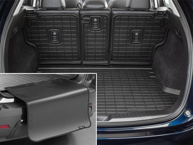 WeatherTech 17-21 Mazda CX-5 Seatback Cargo Liner HP w/Bumper Protector - Black Secondary image