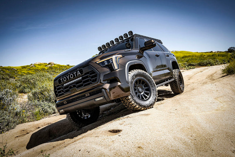 ICON 22-25 Toyota Tundra 2.5 Series VS RR CDXS Coilover Kit on offroad terrain