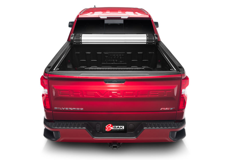 BAK 2020 Chevy Silverado 2500/3500 HD 6ft 9in Bed Revolver X2 truck cover with flexible access.