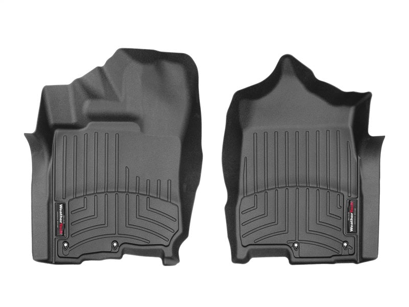 WeatherTech 2016+ Nissan Titan XD Front FloorLiners - Black Secondary image