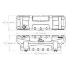Titan Fuel Tanks Universal 50 Gallon Travel Trekker Fuel System w/Electronic Controller/Pump System dimensions and specifications