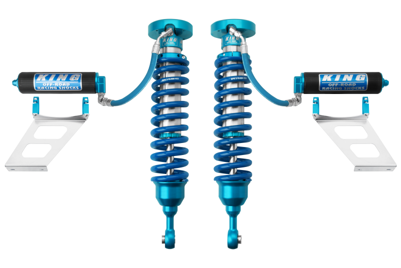 King Shocks 2007+ Toyota Tundra 2.5 Dia Front Coilover w/Remote Reservoir (Pair) for offroad performance upgrades