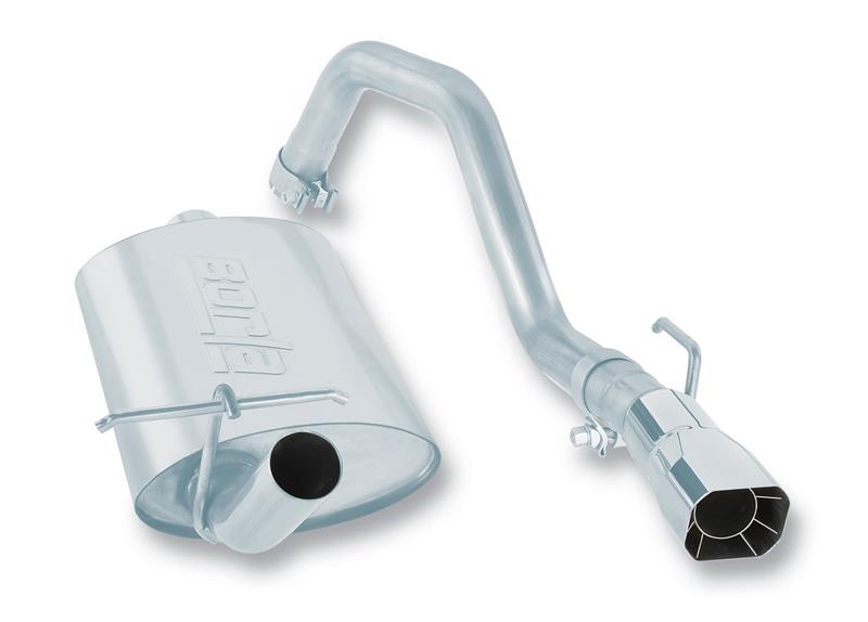 Borla 88-90 Jeep Wrangler 4.2L 4WD Cat-Back 2.25x2in Single Square Intrcld Rr 2.75x2.5in Sqr x6.5in Secondary image