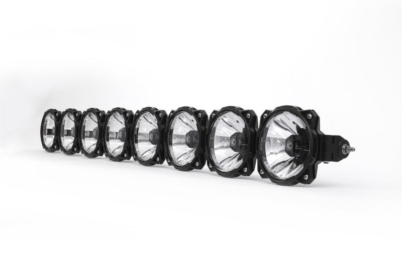 KC HiLiTES Universal 50in. Pro6 Gravity LED 8-Light 160w Combo Beam Light Bar (No Mount) for offroad lighting and electrical.