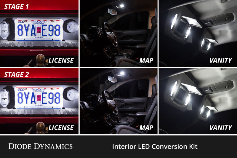 Diode Dynamics 17-20 d F-150 Raptor Interior LED Kit Cool White Stage 1 Secondary image