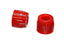 Energy Suspension Bump Stop Set/ Mcpherson Strut - Red for offroad performance upgrades