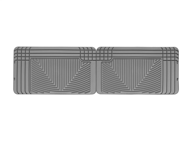 WeatherTech 96 GMC Rally Van Rear Rubber Mats - Grey Secondary image