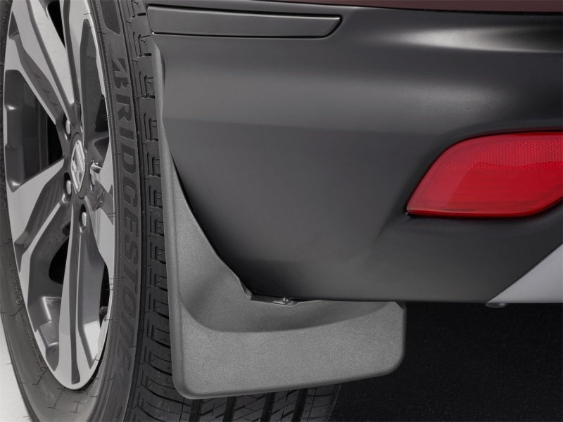 WeatherTech 2017+ Honda CR-V No Drill Mudflaps - Black (Rear Pair) Secondary image