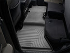 WeatherTech 09+ Dodge Ram 1500 Crew Cab Rear FloorLiner - Black installed in truck interior.