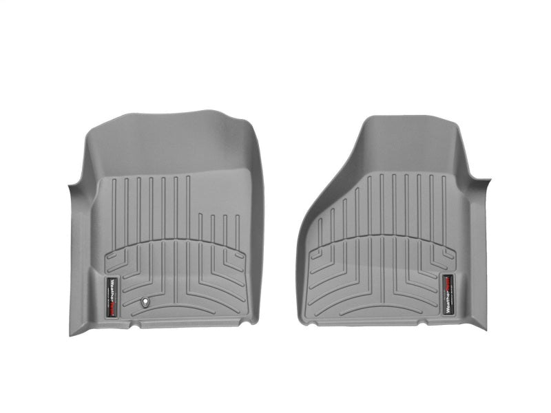 WeatherTech 02-06 Dodge Ram 1500 Pickup QuadCab Front FloorLiner - Grey for offroad performance upgrades