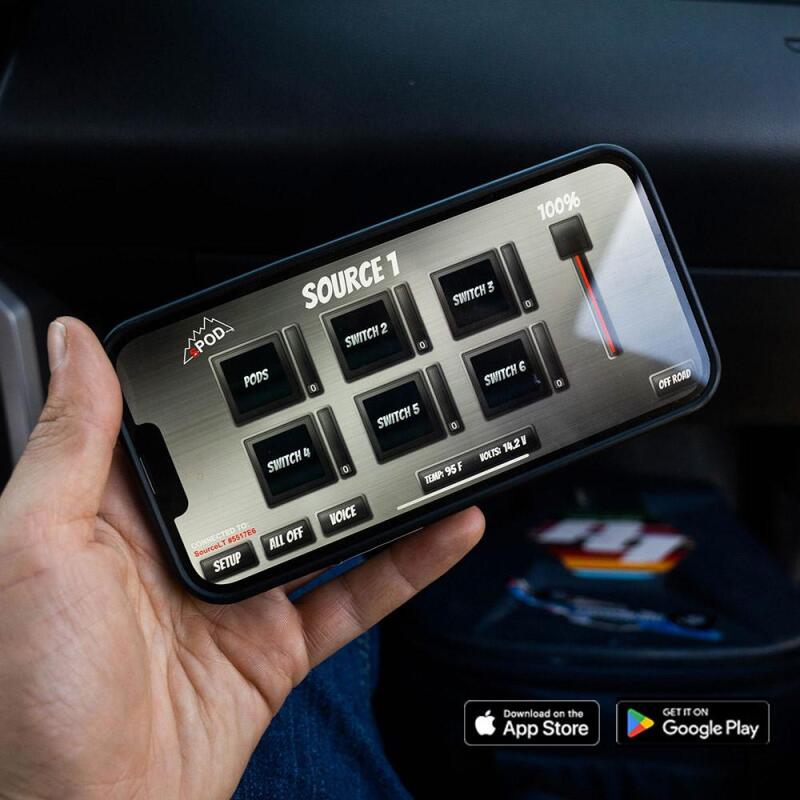 sPOD 2018+ Jeep JL/JT SourceLT Wireless Switch Controller Secondary image