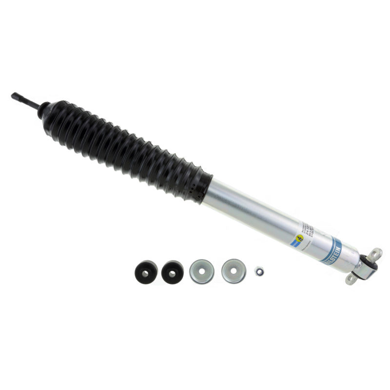 Bilstein 5100 Series 1998 Jeep Wrangler SE Front 46mm Monotube Shock Absorber with mounting hardware.