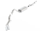 Borla 15-16 Cadillac Escalade ESV 6.2L Auto Trans Dual Round Rolled Truck Side Exit Catback Exhaust system with chrome tips.