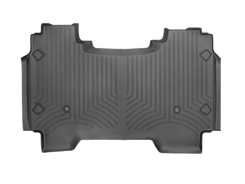 WeatherTech 2019+ Dodge Ram Rear FloorLiner - Black (Fits Crew Cab w/No Underseat Storage Only) for interior protection. Main image