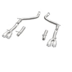 MagnaFlow Axle-Back, SS, 2.5in, Quad Split Rear 3.5in Tip 2015 Dodge Challenger 3.6L V6 exhaust system parts