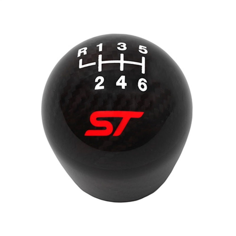 Ford Racing 13-17 Focus ST Black Carbon Fiber 6 Speed Shift Knob Secondary image