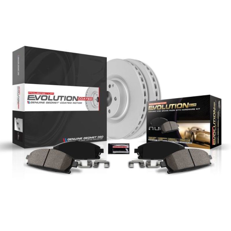 Power Stop 09-15 Mitsubishi Lancer Rear Z17 Evolution Geomet Coated Brake Kit Secondary image