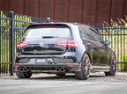 Borla 2015 Volkswagen Golf-R 2.0L Turbo S-Type CB Exhaust rear view.