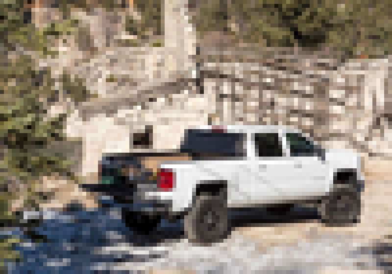 BAK 14-18 Chevy Silverado 1500 / 15-20 2500/3500 8ft Bed BAKFlip G2 on rugged terrain