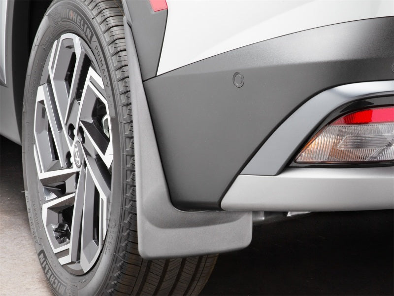 WeatherTech 25-25 Hyundai Tucson Rear Mudflaps - Black Secondary image