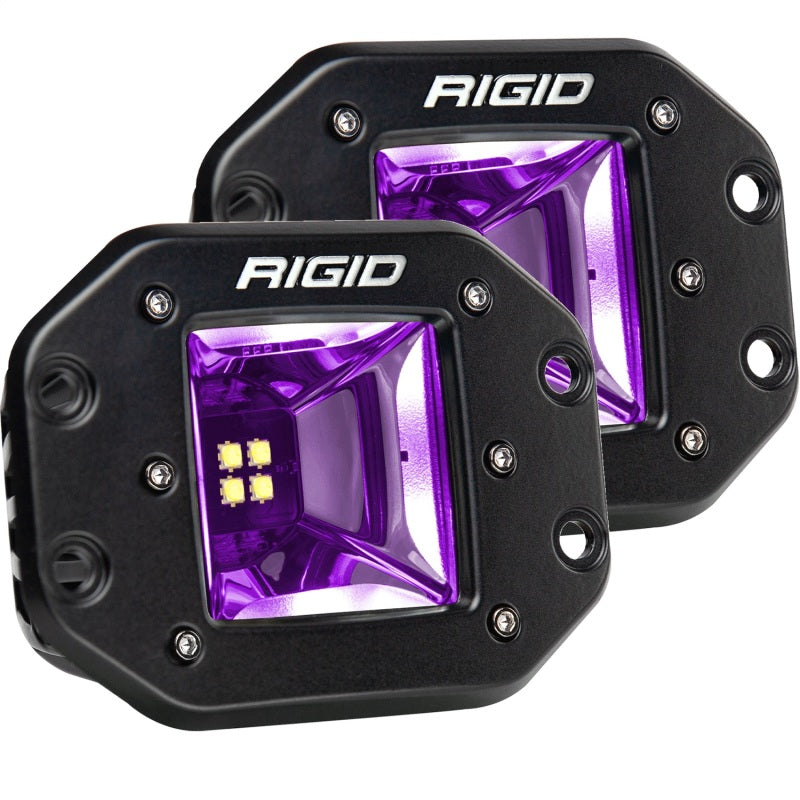 Rigid Industries Radiance+ Scene RGBW Flush Mount - Pair for offroad lighting
