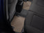WeatherTech 07+ Volvo S80 Rear Rubber Mats - Tan installed in vehicle.