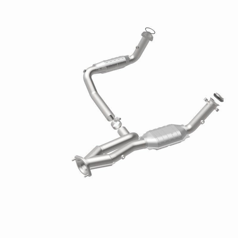 MagnaFlow Conv DF 02-06 Cadillac Escalade / 02-06 Chevy Avalanche 5.3L Dual Conv Y-Pipe Assembly 2WD stainless steel exhaust system