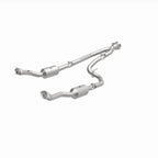MagnaFlow 20-21 Ford Transit-150 Single Underbody V6 3.5L RWD Direct-Fit Catalytic Converter for offroad performance upgrades.