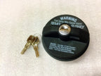 Titan Fuel Tanks Locking Black Fuel Cap (For Use w/5410040/5410050) with keys.