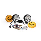 KC HiLiTES Daylighter 6in. Halogen Light 100w Spot Beam (Pair Pack System) - Black SS for offroad lighting upgrades