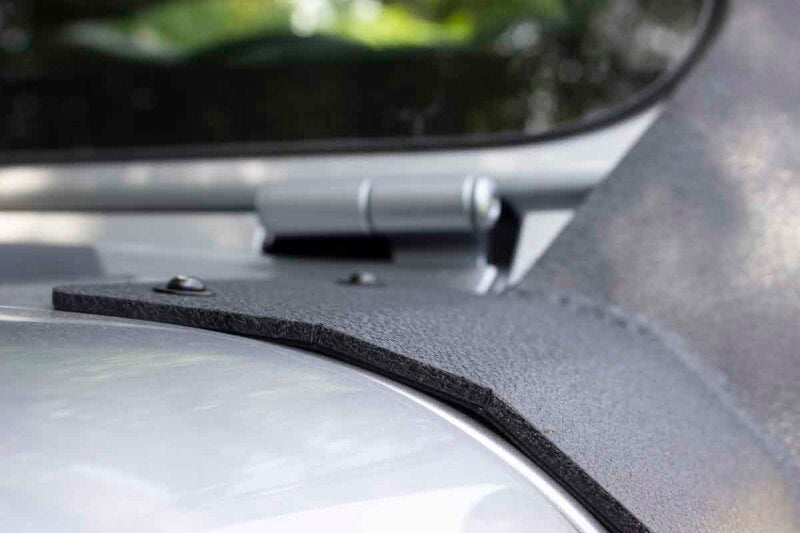 Fishbone Offroad 2018+ Jeep Wrangler JL Windshield Light Bracket close-up
