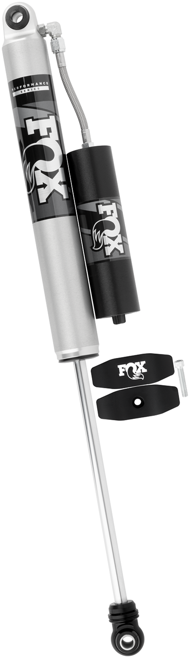 Fox 2017+ Ford F-250 2.0 Perf Series 12.1in Smooth Body R/R Rear Shock 0-1in. Lift for offroad performance upgrades