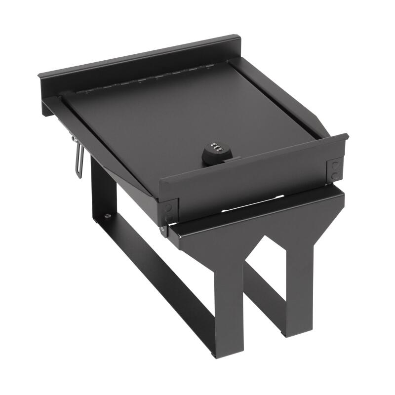 Tuffy Console Safe W/ Combo Lock For Ford Fseries Flow Thru Console in black