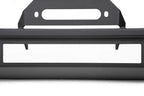 DV8 Offroad 18-23 Jeep Wrangler JL / 20-23 Jeep Gladiator JT FS-7 Mid-Width Winch Front Bumper close-up image.