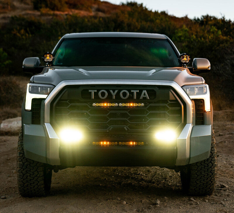 Baja Designs 2022 Toyota Tundra S2 Sport OEM Fog Light Replacement Kit on off-road truck