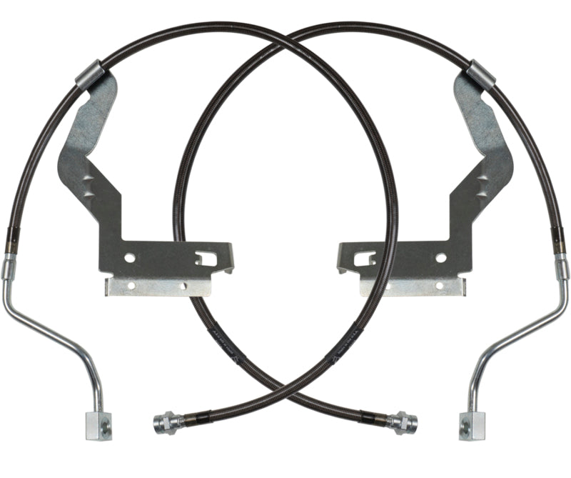 Carli 17-23 Ford F250/350 SD Hardware Braided Brake Lines Leveling Front Only, offroad performance upgrades